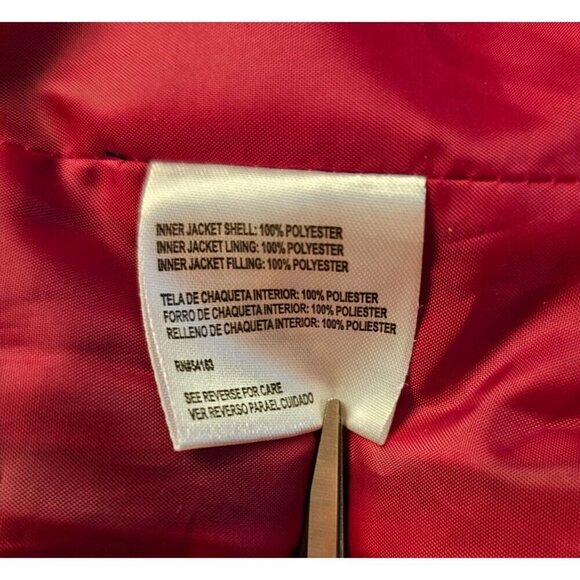Tommy Hilfiger 3-In-1 Navy & Red All Weather System Quilted Puff Jacket, Size S - Picture 8 of 8